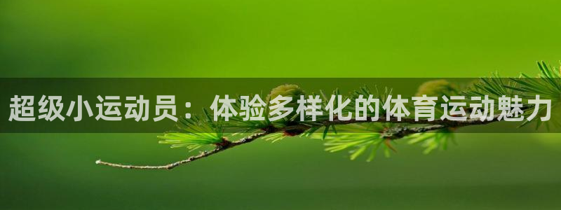 意昂集团股票：超级小运动员：体验多样化的体育运动魅力